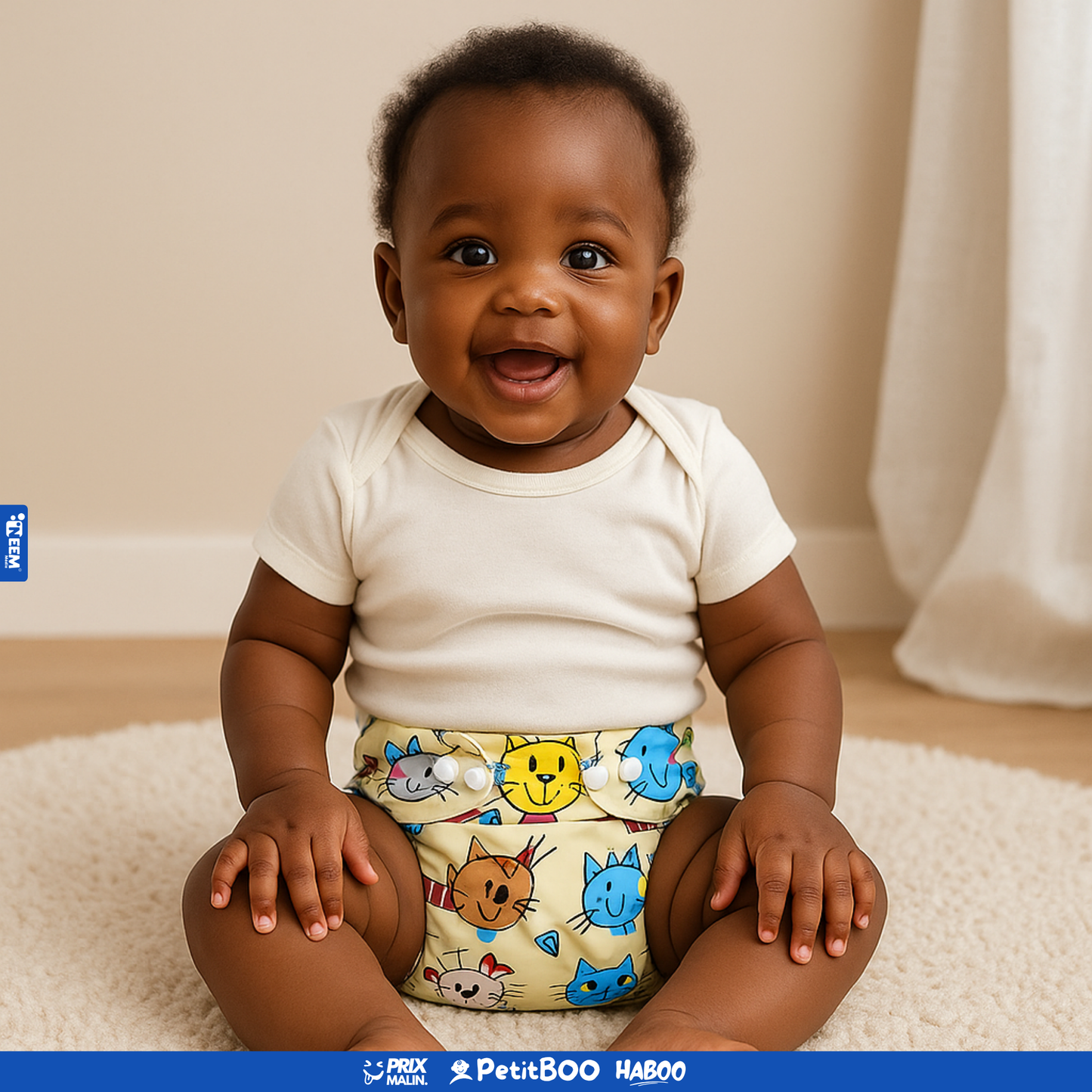 Pack de 3 couches lavables (GABON)