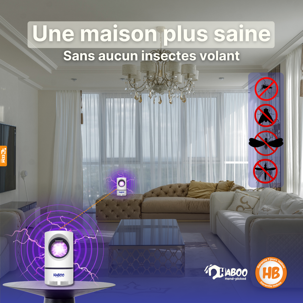 Lampe-Piège à Moustiques