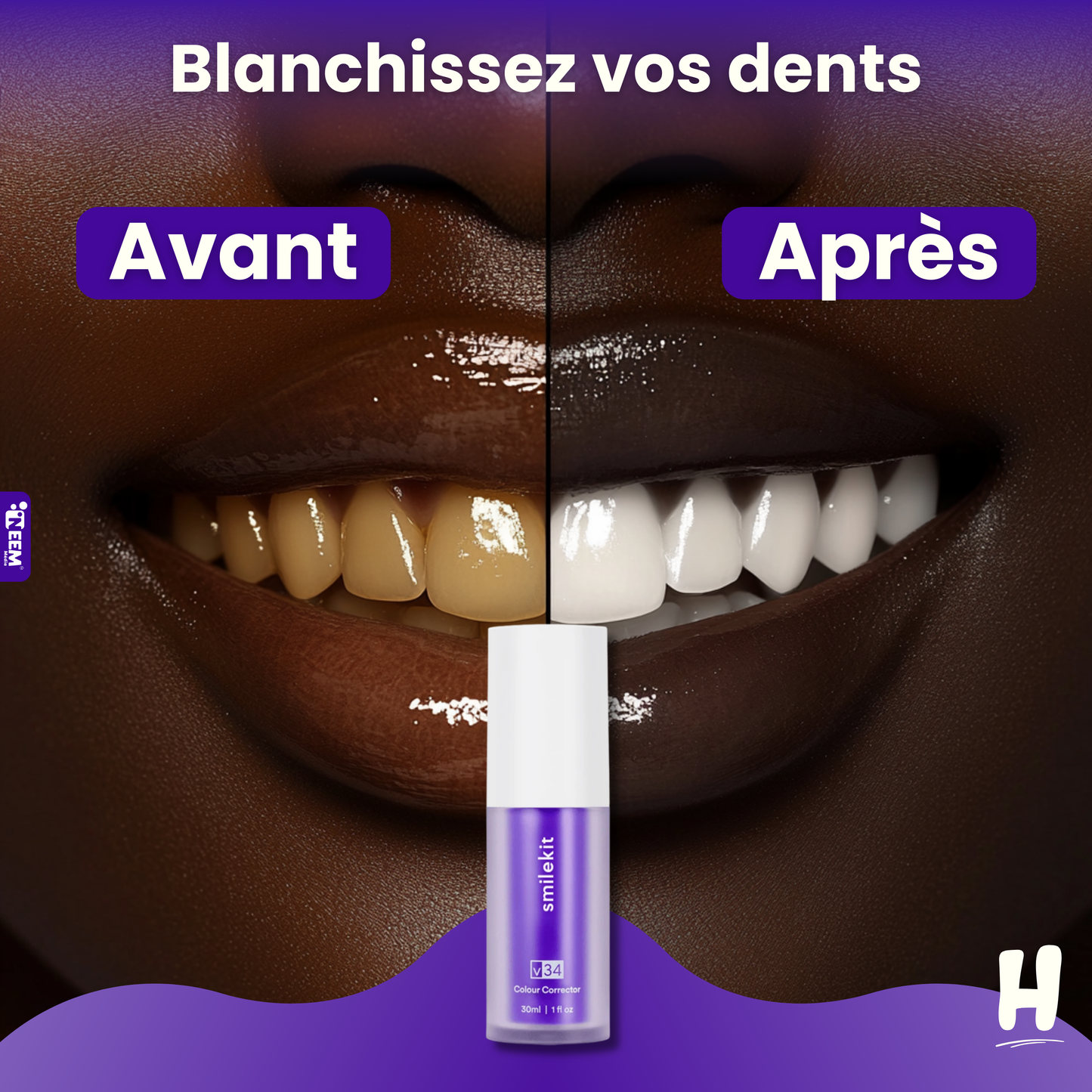 Dentifrice blanchiment dentaire (GAB)