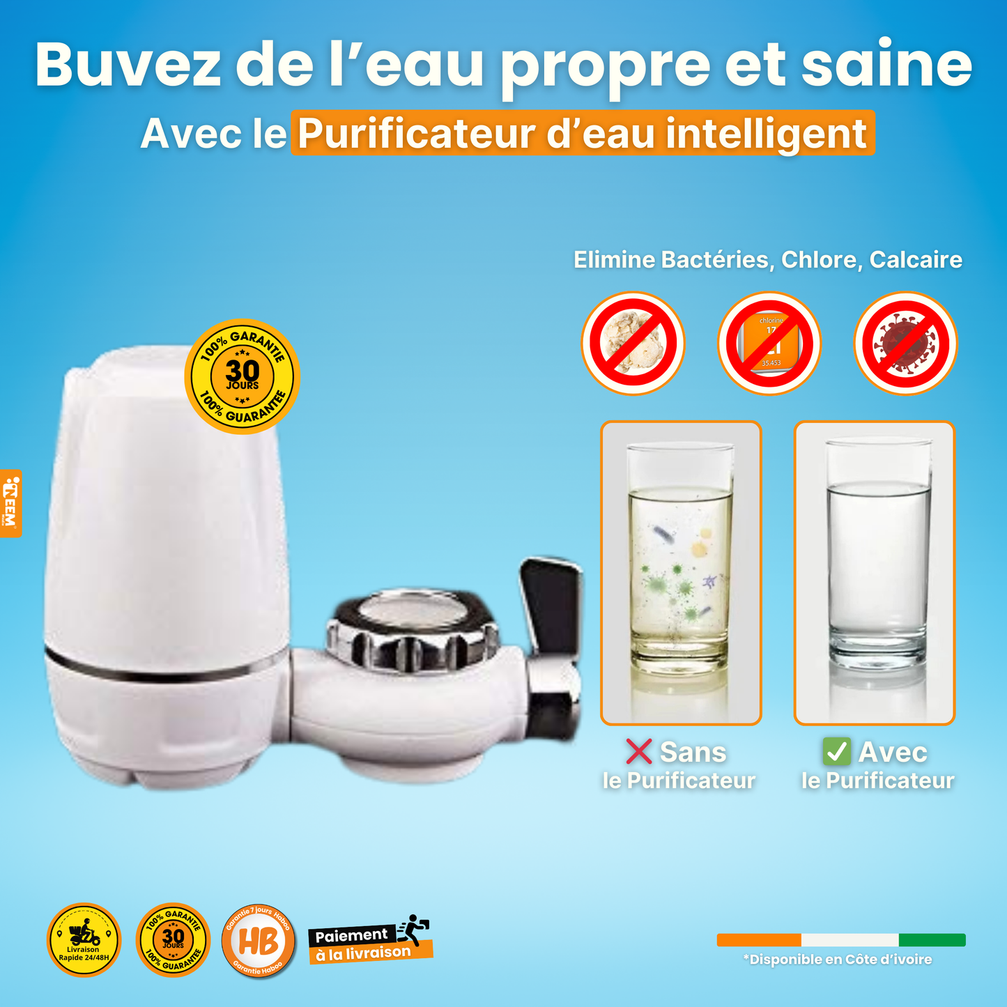 Purificateur d'eau du robinet