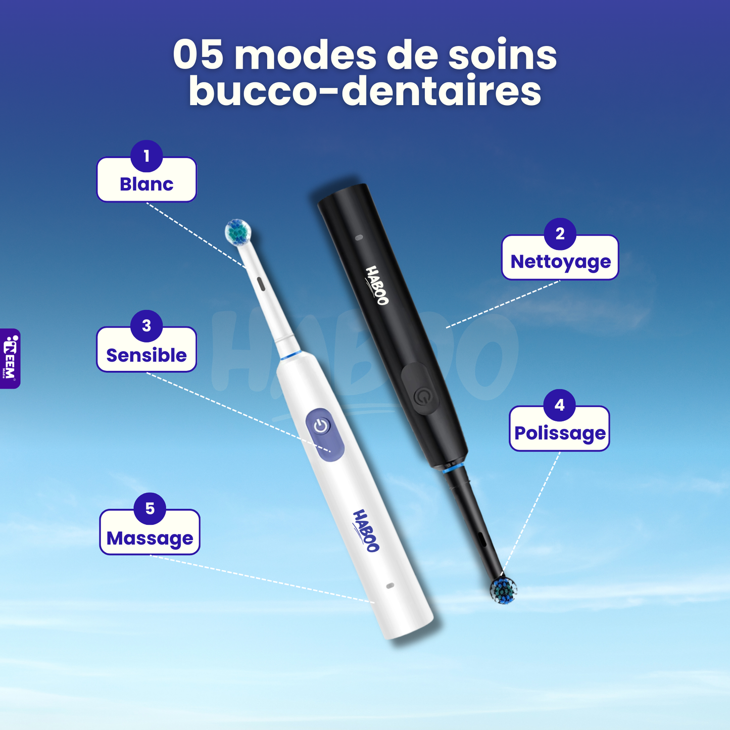 Haboo - Brosse Electrique dents plus saines