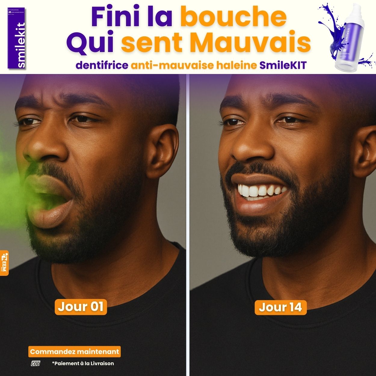 Dentifrice blanchiment dentaire (GAB)