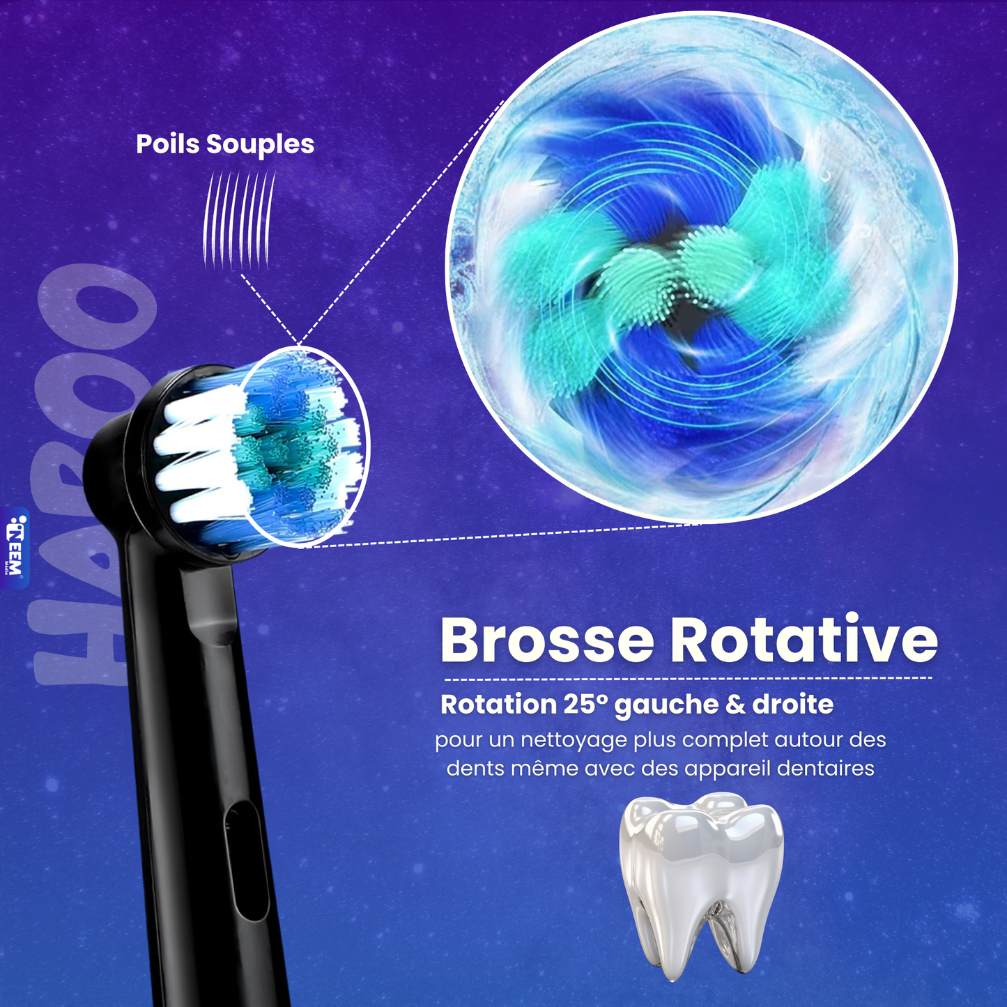 Haboo - Brosse Electrique dents plus saines