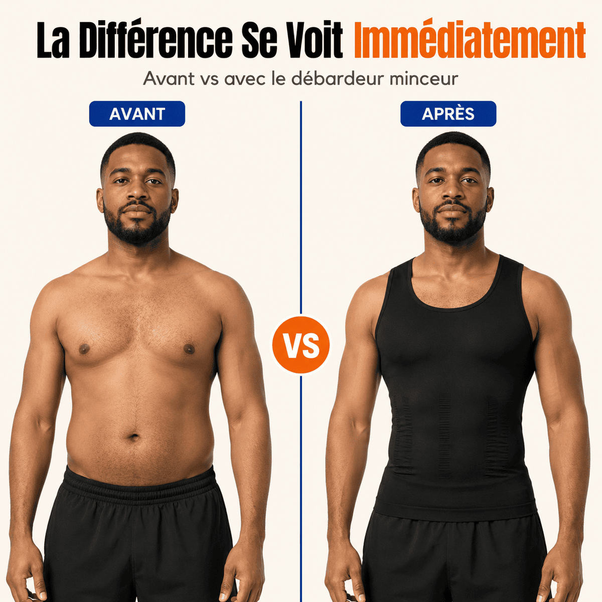 3 Débardeurs minceur (Blanc/Noir/Gris)
