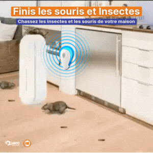 Chasseur d'insectes, Rats & moustiques Ultrasonique